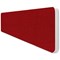Impulse Plus Desk Screen, 1000x300mm, Burgundy