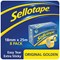 Sellotape Original Golden Tape Rolls, 18mm x 25m, Pack of 8