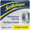 Sellotape Super Clear Tape Rolls, 18mm x 10m, Pack of 50