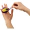 Sellotape On-Hand Dispenser and 1 Invisible Tape Roll, Takes 18mm x 15m Tape, Purple and Yellow