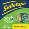 Sellotape Zero Plastic Tape Rolls, 24mm x 30m, Pack of 3