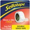 Sellotape Double-Sided Tape, 50mm x 33m, Pack of 3
