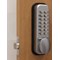 Lockit Mechanical Push Button Digital Lock Chrome DXLOCKITHB/C