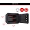 Master Lock Fire and Water Safe Digital Combination Safe, Backlit Keypad, 23 Litre Large, Black
