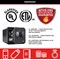 Master Lock Fire and Water Safe Digital Combination Safe, Backlit Keypad, 23 Litre Large, Black