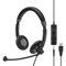 EPOS SC 75 USB MS Wired Binaural Headband Headset Black 1000635