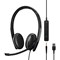 Epos Adapt 165 UC Stereo USB Headset with 3.5mm Jack Black 1000916