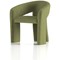 Boho Accent Chair, Forest Green