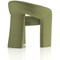 Boho Accent Chair, Forest Green