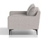 Emmy Cushioned 3 Seater Sofa, Light Grey