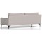Emmy Cushioned 3 Seater Sofa, Light Grey