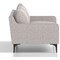 Emmy Cushioned 3 Seater Sofa, Light Grey