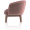 Lulu Accent Chair, Old Rosa