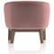 Lulu Accent Chair, Old Rosa