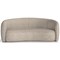 Phoebe Curved Sofa, Cream Boucle Fabric