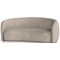 Phoebe Curved Sofa, Cream Boucle Fabric