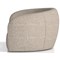 Phoebe Curved Sofa, Cream Boucle Fabric