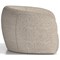Phoebe Curved Sofa, Cream Boucle Fabric