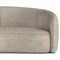 Phoebe Curved Sofa, Cream Boucle Fabric