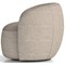 Phoebe Swivel Accent Chair, Cream Boucle