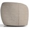Phoebe Swivel Accent Chair, Cream Boucle