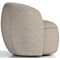 Phoebe Swivel Accent Chair, Cream Boucle