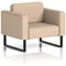 Brixworth Armchair, With Black Legs, In Synergy Fabric, Affix