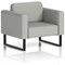 Brixworth Armchair, With Black Legs, In Sumi Fabric, Tokyo