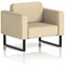 Brixworth Armchair, With Black Legs, In Sumi Fabric, Zen