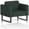 Brixworth Armchair, With Black Legs, In Yoredale Fabric, Ingleton