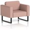 Brixworth Armchair, With Black Legs, In Yoredale Fabric, Kidstone