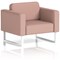 Brixworth Armchair, With White Legs, In Yoredale Fabric, Kidstone