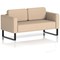 Brixworth 2 Seater Sofa, With Black Legs, In Synergy Fabric, Affix