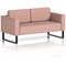 Brixworth 2 Seater Sofa, With Black Legs, In Yoredale Fabric, Kidstone