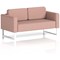 Brixworth 2 Seater Sofa, With White Legs, In Yoredale Fabric, Kidstone