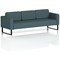 Brixworth 3 Seater Sofa, With Black Legs, In X2 Fabric, Polygon