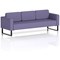 Brixworth 3 Seater Sofa, With Black Legs, In Synergy Fabric, Order