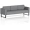 Brixworth 3 Seater Sofa, With Black Legs, In Synergy Fabric, Partner Brixworth 3 Seater Sofa, With Black Legs, In Synergy Fabric, Partner