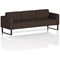 Brixworth 3 Seater Sofa, With Black Legs, In Synergy Fabric, Wed
