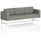 Brixworth 3 Seater Sofa, With White Legs, In X2 Fabric, Number Brixworth 3 Seater Sofa, With White Legs, In X2 Fabric, Number