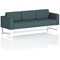 Brixworth 3 Seater Sofa, With White Legs, In X2 Fabric, Polygon