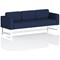 Brixworth 3 Seater Sofa, With White Legs, In Synergy Fabric, Alike