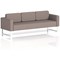 Brixworth 3 Seater Sofa, With White Legs, In Yoredale Fabric, Settle