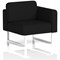 Brixworth Modular Seating Left Unit, With White Legs, In X2 Fabric, Diameter