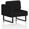 Brixworth Modular Seating Right Unit, With Black Legs, In X2 Fabric, Diameter
