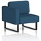Brixworth Modular Seating Right Unit, With Black Legs, In Sumi Fabric, Uto