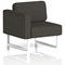 Brixworth Modular Seating Right Unit, With White Legs, In Main Line Flax Fabric, Temple