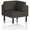 Brixworth Modular Seating Corner Unit, With Black Legs, In Main Line Flax Fabric, Temple