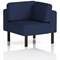 Brixworth Modular Seating Corner Unit, With Black Legs, In Synergy Fabric, Alike