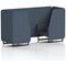 Brixworth 2 Seater Booth, Black Legs, Rivet Fabric, Crucible Panels And Sofa
